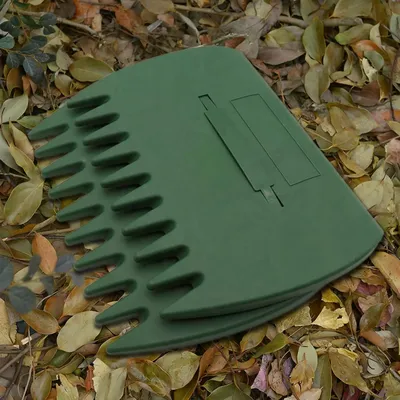 2x Leaf Scoop and Claws Branch Leaves Removal Leaves Cleaning Tool Leaf Grabbers Hand Rake for Farming Home Yard Porch Lawns