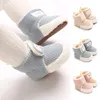 0-18 M Super Nette Winter Schnee Baby Stiefel Farbe Blockieren Mode Warme Booties Für Kinder Weiche Sohle Infant neugeborenes Baby Mädchen Schuhe