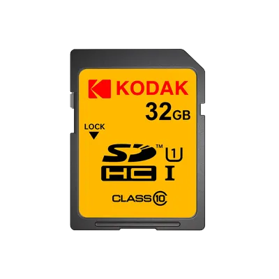 KODAK SD-Karte 64 GB 128 GB 32 GB U1 V30 Normal Full Size Flash SD-Speicherkarte High Speed für Kamera