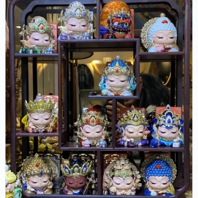 Authentic Fufu Twelve Zodiac Signs Life God Blind Box Figurine Spring Festival Exquisite Decorations Holiday Blessings Gift Toys