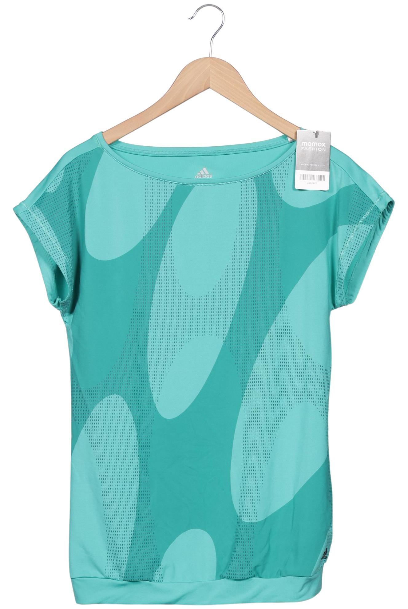 adidas Damen T-Shirt, Gr. 38, türkis, Elasthan, Synthetik Image