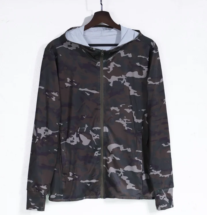 Chinese 21 New XK Jungle Camouflage Rashguard Thin Summer Jacket Quick-dry
