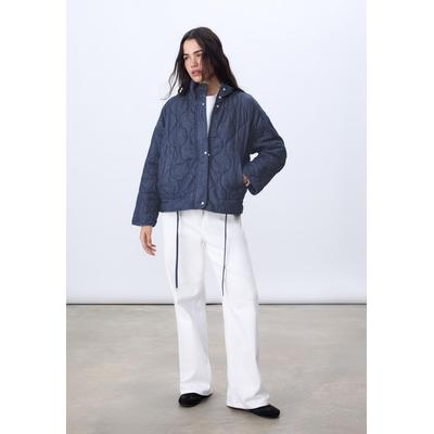 Stradivarius Denim puffer jacket RINSE BLUE DENIM XL