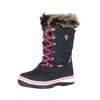 Winterstiefel TROLLKIDS "GIRLS HOLMENKOLLEN SNOW BOOTS XT", Damen, Gr. 36, bunt (navy, magenta), Synthetik, Textil, sportlich, Schuhe, wasserdicht, reflektierende Details