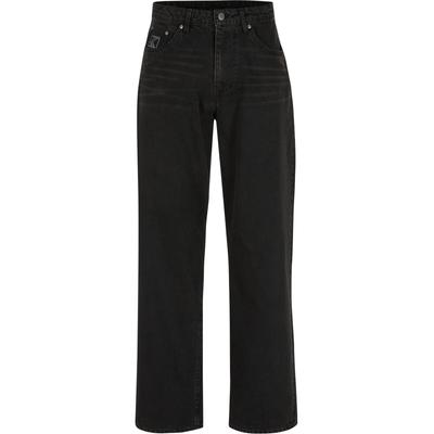 Bequeme Jeans KARL KANI "Karl Kani OG K Washed Straight Leg Jeans", Herren, Gr. 34, Normalgrößen, schwarz, 100% Baumwolle, unifarben, casual, normal, Jeans Image