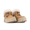 Winterboots PALLADIUM "PALLASHOCK LO HIVER", Damen, Gr. 40, irish braun, Leder, sportlich, Schuhe, Winterschuhe, Winterstiefel, Snowboots, wasserabweisend & gefüttert