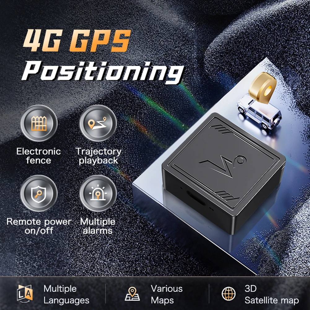 Traceur GPS 4G en temps réel pour enfants, dispositif de suivi de Position WiFi/LBS/AGPS/GPS, Mini traceur de voiture Portable, localisateur GPS Anti-perte