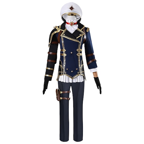Caitlyn / Der Sheriff von Piltove Kostüm Festkleidung Cosplay for Herren Damen Erwachsene Halloween Karneval Leistung Comic-Konzert Anime Expo Image