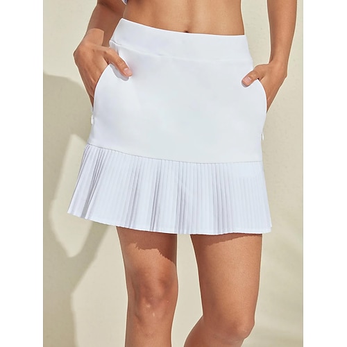 Damen Golf-Skorts Weiß Rock Damen-Golfkleidung, Kleidung, Outfits, Kleidung Image