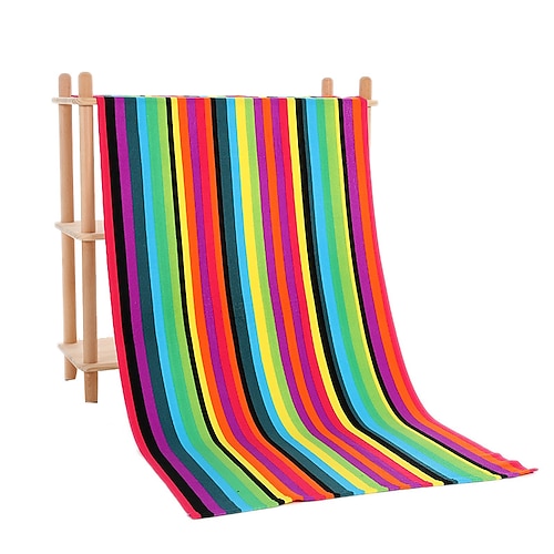 Mikrofaser-Strandtuch, saugfähiges Sporthandtuch, schnelltrocknendes Badetuch zum Schwimmen, Erwachsenengröße mit reaktivem Druck Image