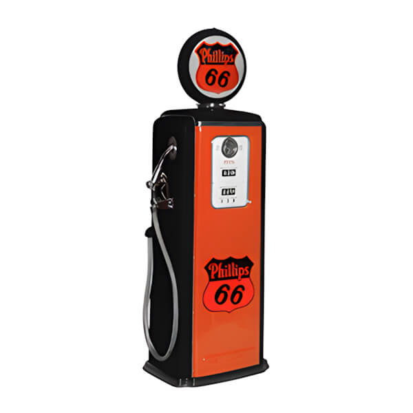 Roadside Relics Phillips 66 Tokheim 39 Style Gas Pump Replica