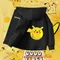 Kawaii Pokemons Felpa con cappuccio con cerniera nera Set Abbigliamento per bambini Abbigliamento per ragazze Neonato Autunno Pikachu Compleanno Felpa Bambini Top + pantaloni