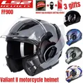 Casco moto LS2 ff900 Valiant II Caschi molle posteriori a 180 gradi ls2 ff900 casco integrale a doppio specchio casco moto