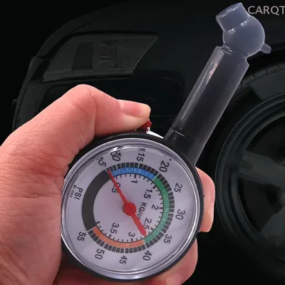 Car Tire Pressure Gauge Auto Tire Inflation Pressure Gauge High Precision Meter Detector Portable Mini Air Pressure Gauge