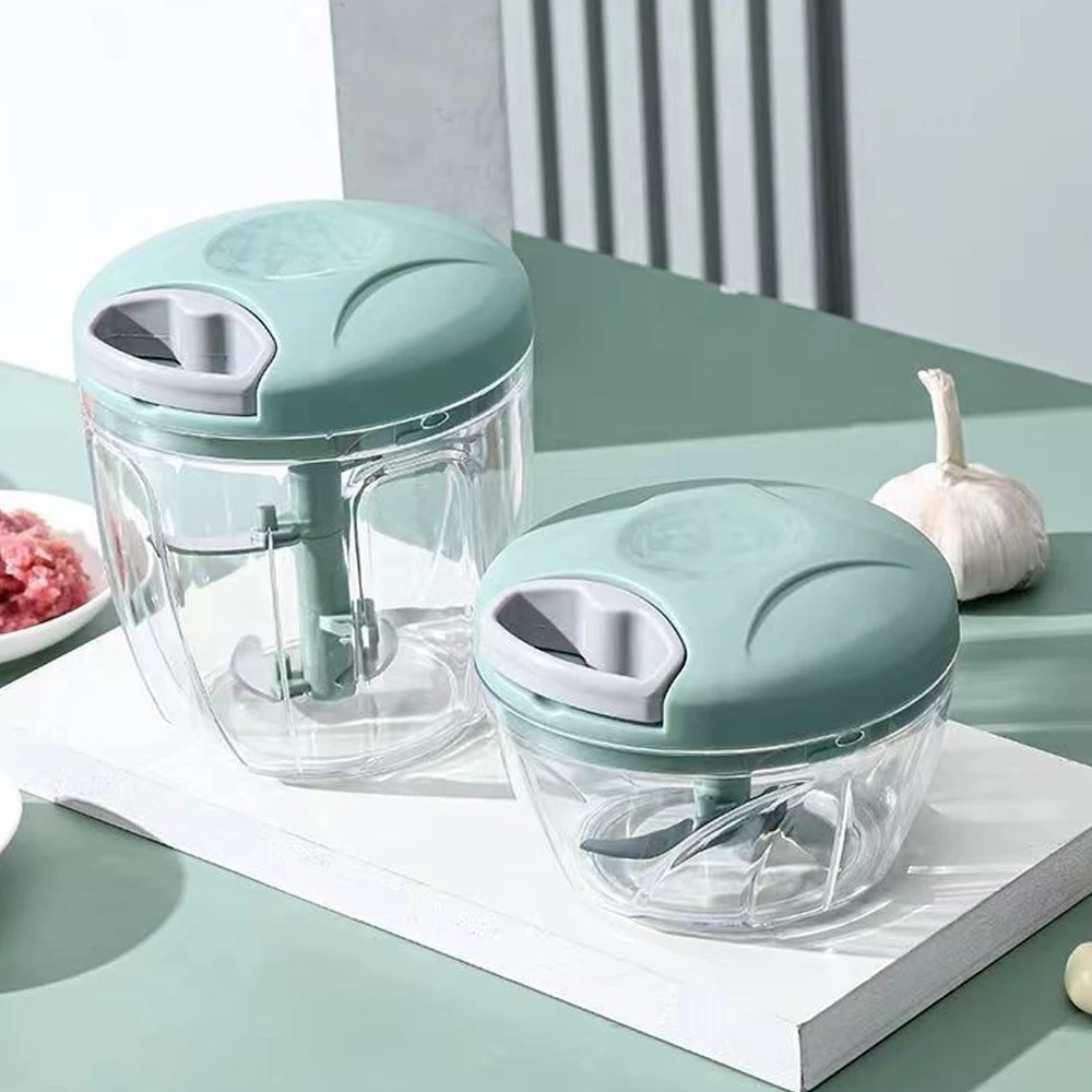900ML Knoblauch Chopper Manuelle Knoblauch Presse Lebensmittel Gemüse Cutter Fleischwölfe Gadgets Hand Fleischwolf Knoblauch Stampfer küche Werkzeuge