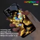Luce Colorata Luminosa Cassa Del Telefono Per Xiaomi POCO X3 X4 X5 X6 X7 X7 Pro F6 F6 Pro F7 F5 F4 14T 13T Nota 14 13 Pro 5G LED Fonda