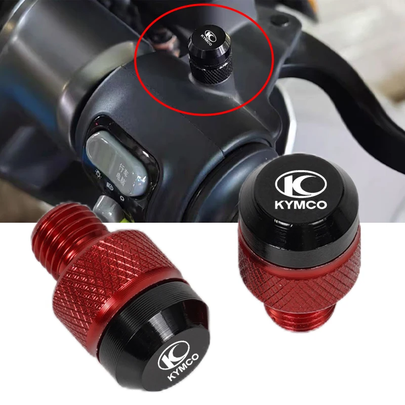 Für KYMCO DOWNTOWN XTOWN 125 300 125i 300i DTX360 AK550 CT250 2015-2025 Motorrad CNC Spiegel Loch Stecker Schrauben Schrauben Abdeckung Kappen Image