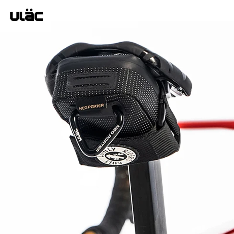 ULAC Fahrrad-Satteltasche, 0,5 l, Mini, kompakt, tragbar, multifunktional, für Mountainbike, Rennrad, Werkzeugset, Hecktasche, Fahrradzubehör Image