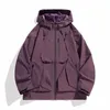 Plus Größe Frauen Mit Kapuze Jacke Mantel 45-150 kg 7XL 8XL Herbst Lange Sleeve Zipper Jacken Casual Oberbekleidung große Größe Frauen Kleidung