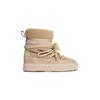 Schnürboots TOMMY HILFIGER "TOMMYTECH LOGOTAPE SNOWBOOT WARM", Damen, Gr. 38, braun (hellbraun), Textil, Veloursleder, modisch, Schuhe, Plateau, Schnürboots, Outdoorschuh, Textilband mit Logoschriftzug