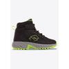 Winterboots LOTTO, Damen, Gr. 30, schwarz (schwarz, fr.grün), Synthetik, Textil, sportlich, Schuhe, Winterschuhe, Winterstiefel, Snowboots
