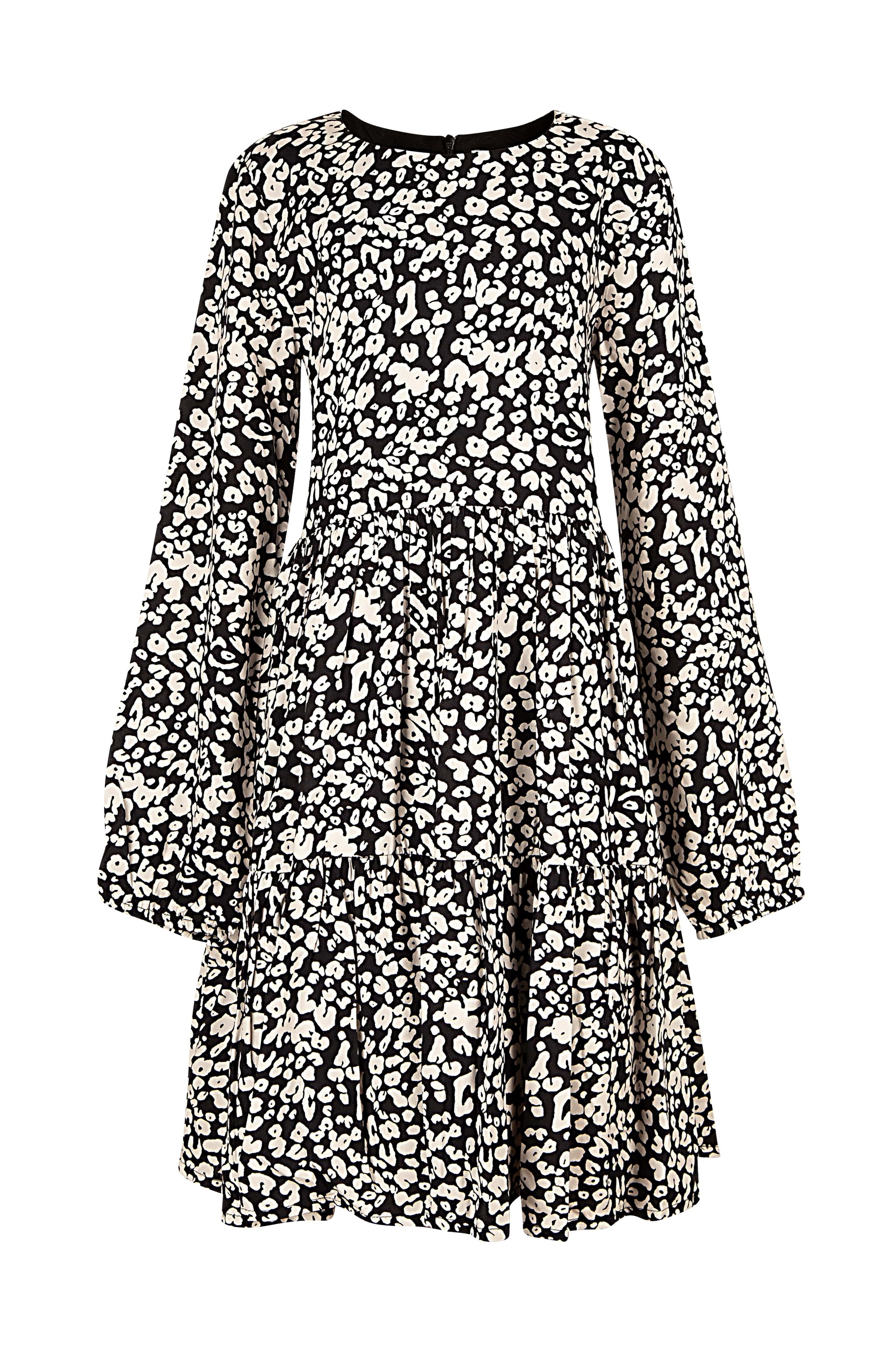 Sommerkleid HAPPY GIRLS "dress", Mädchen, Gr. 128, EURO-Größen, schwarz, Stoff, 100% Viskose, normal, Kleider Image