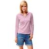 Poloshirt "Poloshirt", Damen, Gr. 34, rosa (rosé), 95% Baumwolle, 5% Elasthan, B.C. BEST CONNECTIONS BY HEINE, unifarben, Langarm, Shirts