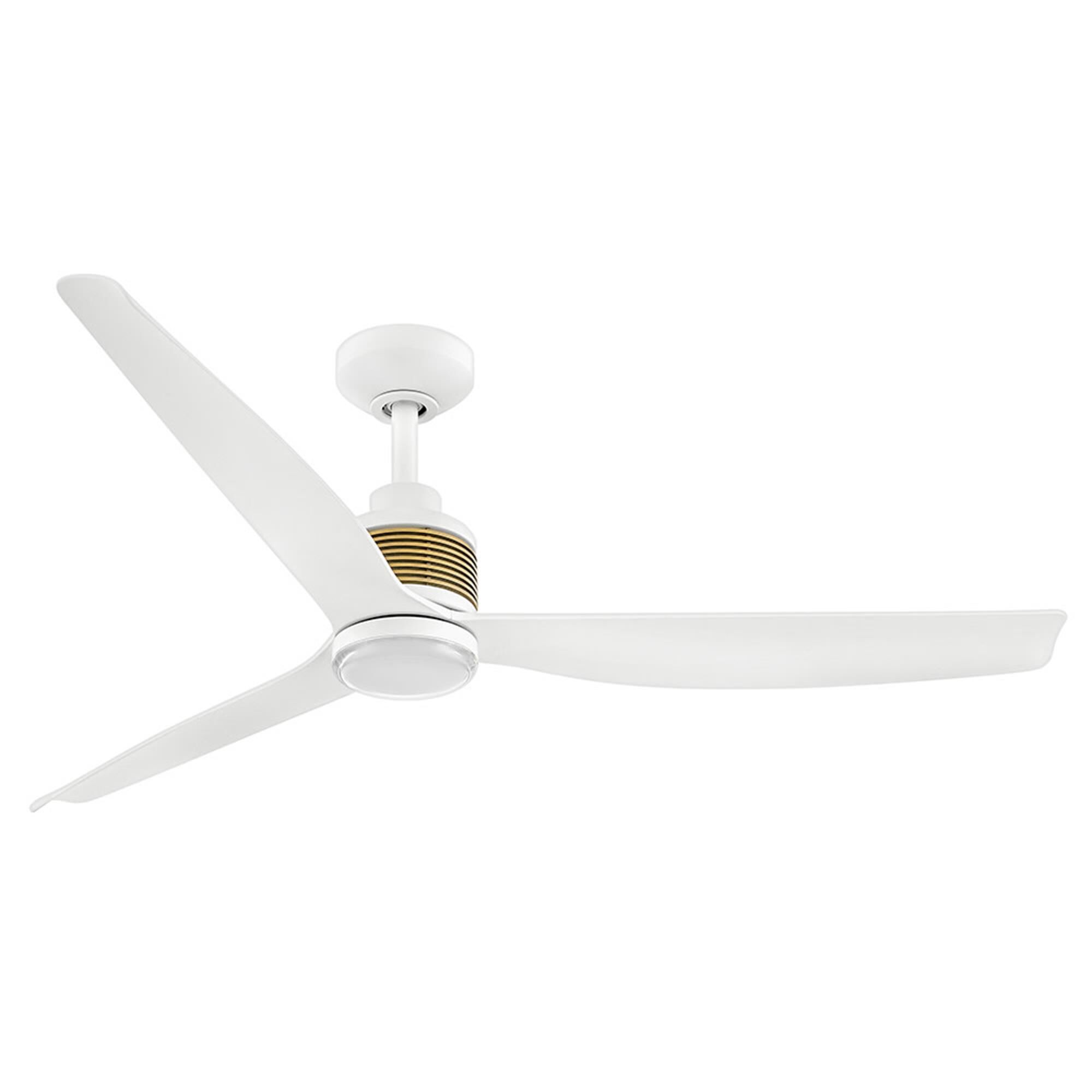 Hinkley Lighting Oris 52 Inch Ceiling Fan with Light Kit - 908052FMW-LDD