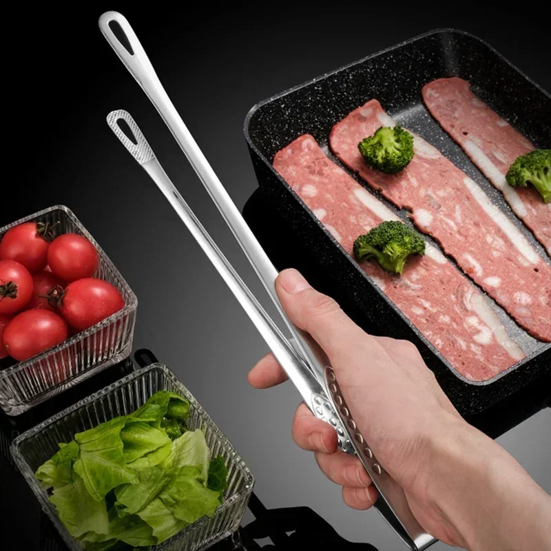 Pinces de cuisine en acier inoxydable pour Barbecue, pince à viande pour Barbecue, pincettes de cuisine pour ustensiles alimentaires, accessoires de cuisine