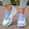 Herbst 2025 Sky Blue frauen Turnschuhe Plus Größe 41 Mix Farbe Lace Up Casual Schuhe Frau Weiche Sohle Plattform wohnungen Tennis Schuhe