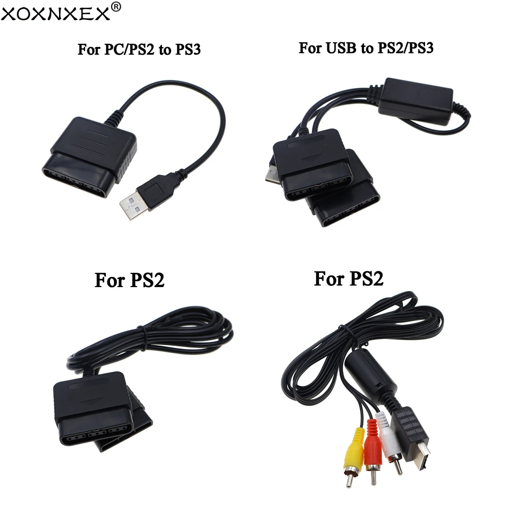 Für PS2-Griff-Verlängerungskabel, Griff-Verlängerungskabel, kabelgebunden, PS2-Zubehör, Drahtlänge 1,8 Meter