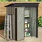 Metal Outdoor Storage Shed 5 x 3 FT Metal Shed with Lockable Door,Waterproof Garden Tool Shed Storage House for Backyard Patio