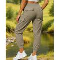 Per donna Pantaloni Cargo Pantaloni da escursionismo Esterno Vestibilità regolare Asciugatura Rapida Pantaloni Tasca Nero Rosa Campeggio / Escursionismo Corsa S M L XL XXL