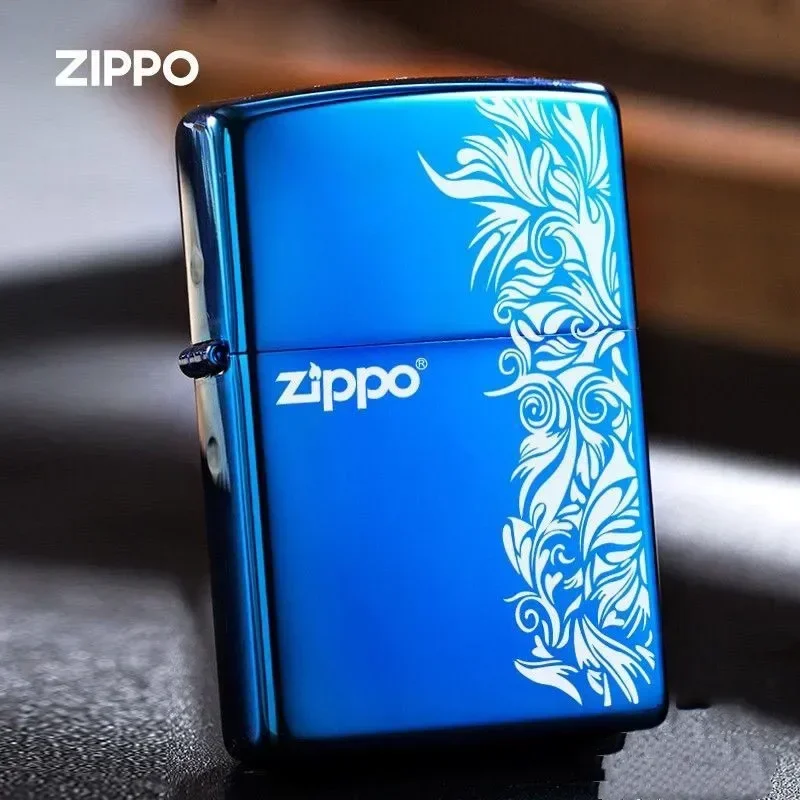 Zippo Feuerzeug Blue Ice Floral Windproof Collection im Karton Image