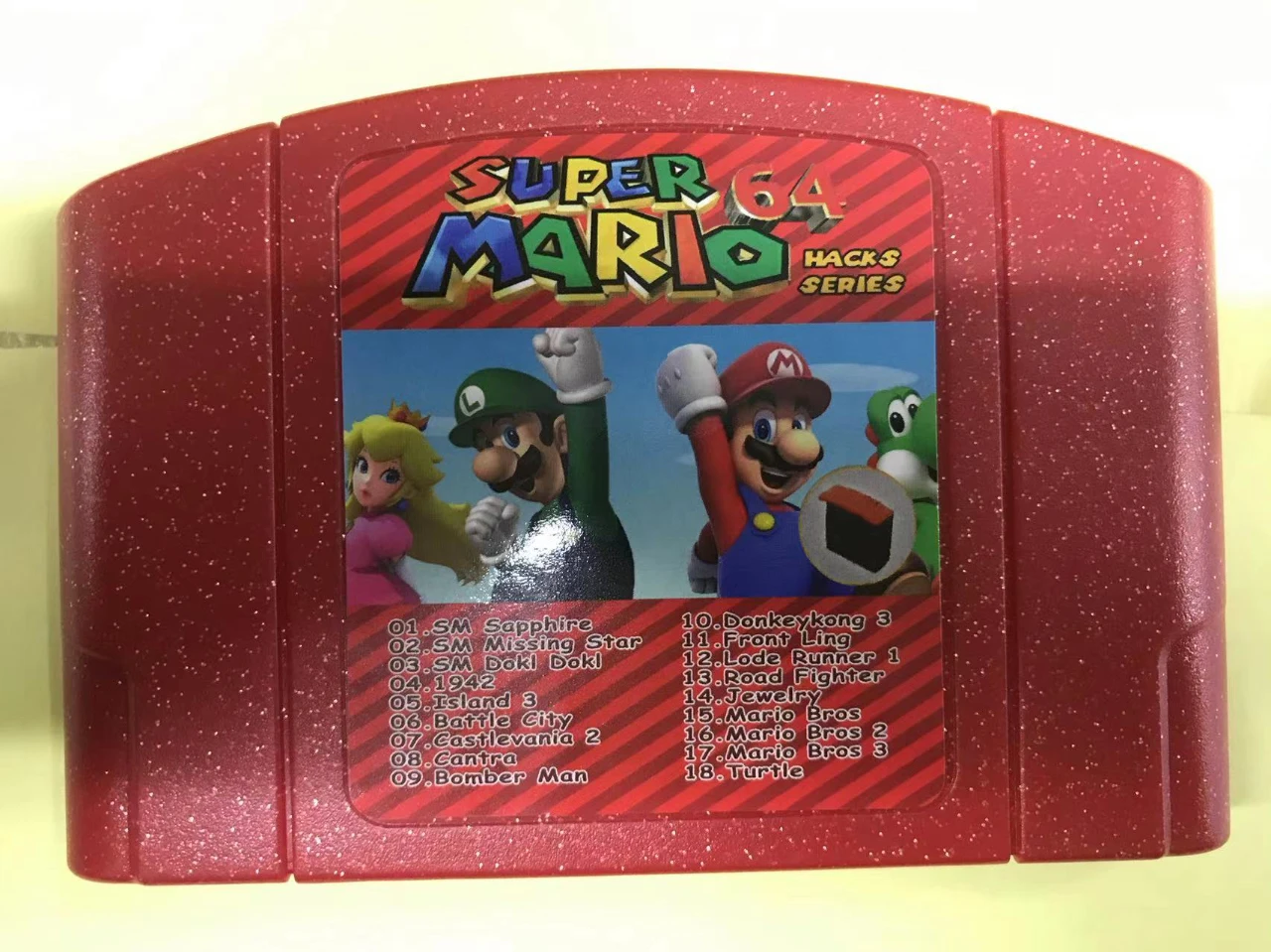 N64 Game Card for Super Mario 18 in 1 Game Console Video Game Cartridge USA Version 64-bit Video Cartridge Gift