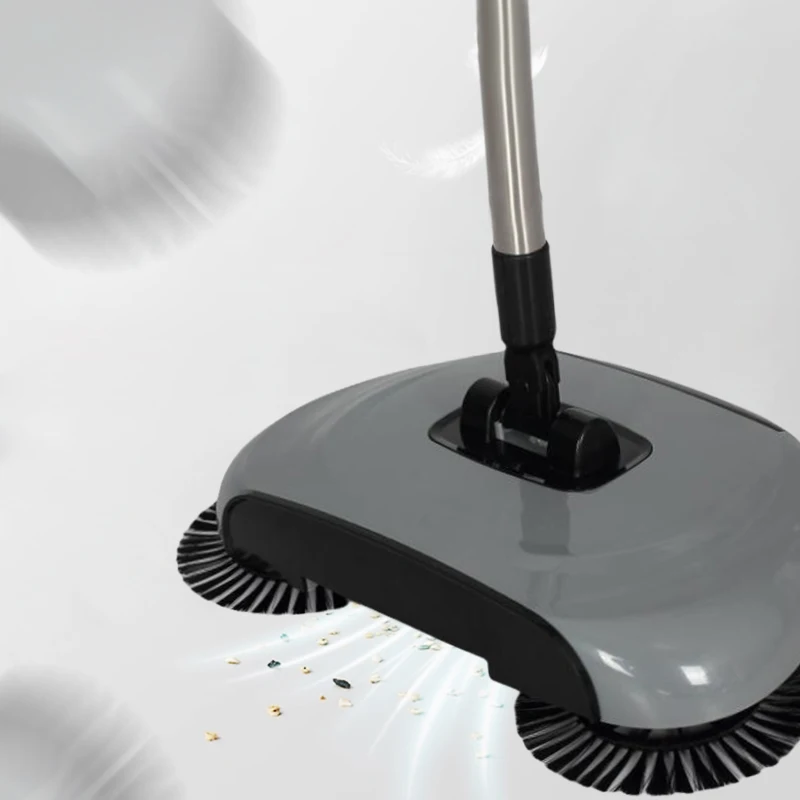 Hand Push Sweeper Mop Household Cleaning Bag Push Type Hand Push Broom Dustpan Handle Sweeper