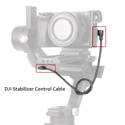 Control cable for DJI RS2 RSC2 RS3 RS4 RS3 mini stabilizer compatible with Sony camera A1 A9 A6100 A6500 A7M2 A7S3 FX3 A7S2 ZV-1
