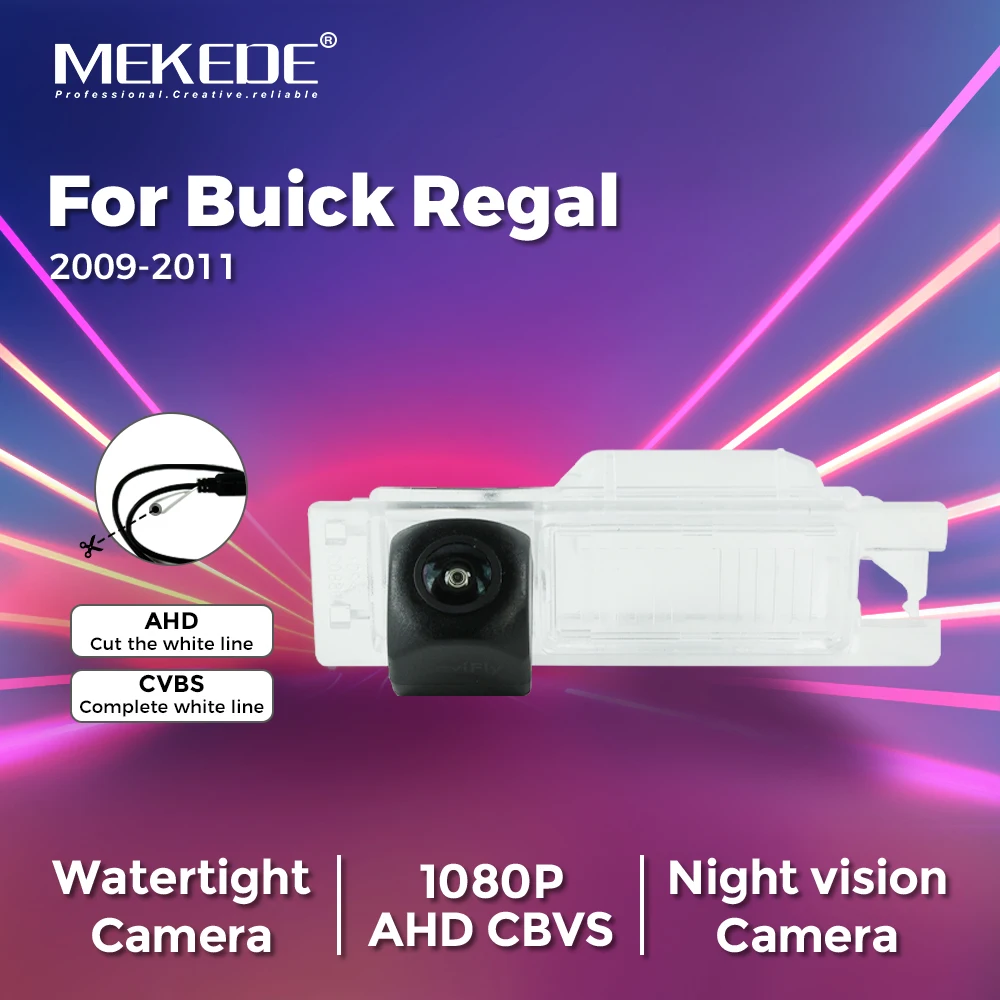 MEKEDE 1080P AHD CBVS 170 ° Weitfeld-Nachtsicht-Rückfahrkamera für Opel Astra Corsa Vectra Zafira Insignia Buick Regal Image