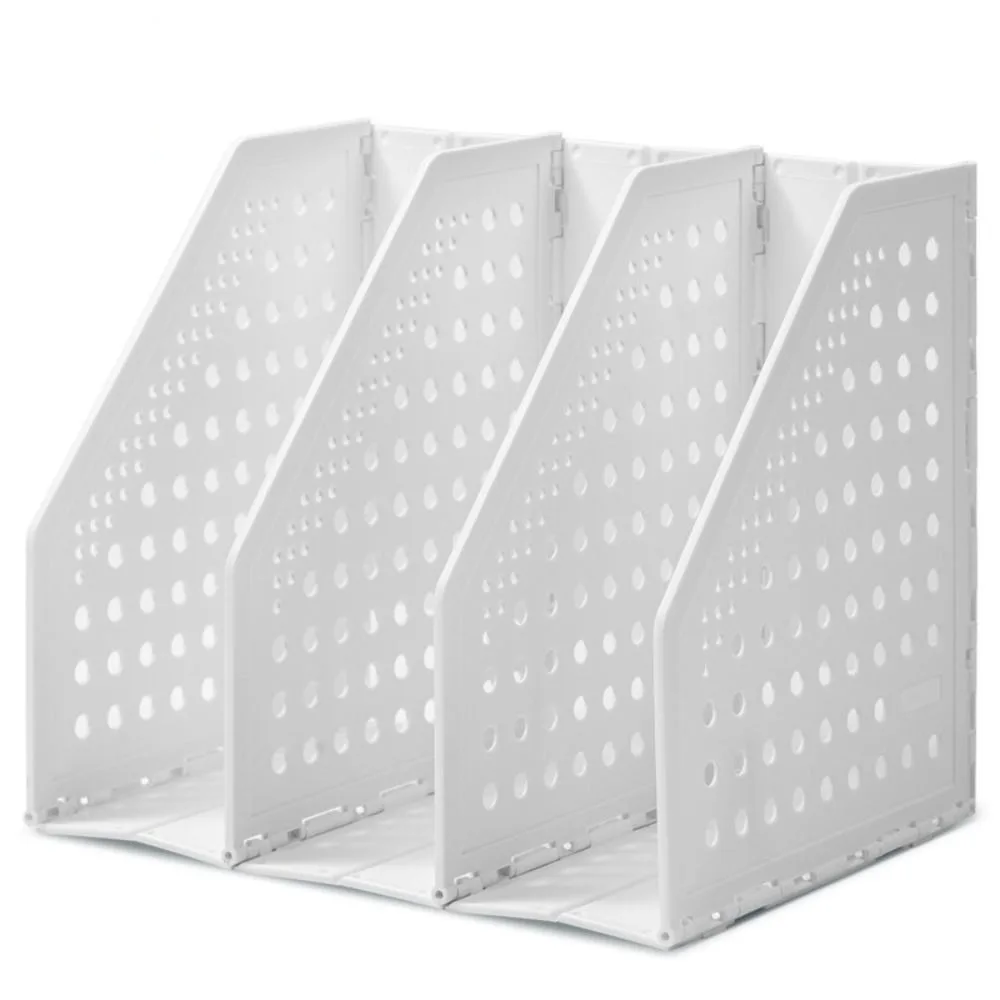 File Organizer Retractable File Holder Bookshelf Foldable File Storage Rack Adjustable Creative Desktop Bookend Office Supply