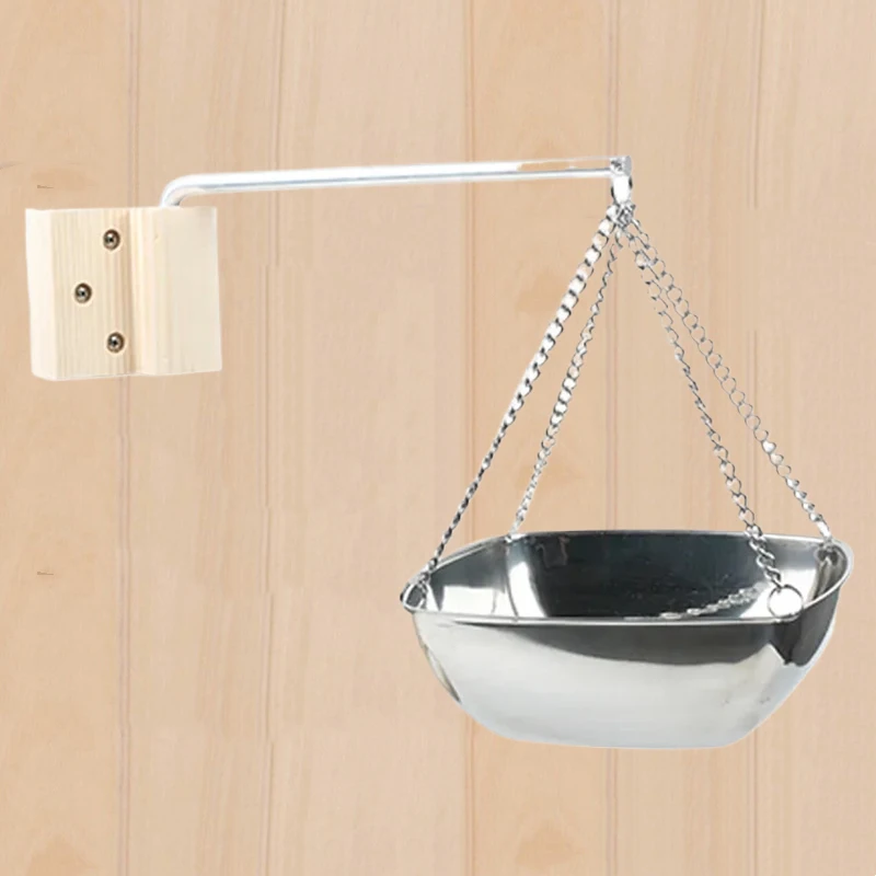 Sauna Schüssel ätherische Öl Schüssel Edelstahl Sauna Aroma Schüssel Tasse ätherische Öl Schüssel Sauna Raum Zubehör
