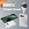 VIVO 30000mAh Power Bank 5V/2.1A Batteria esterna portatile di grande capacità Display digitale a LED Alimentazione esterna per IPhone Android
