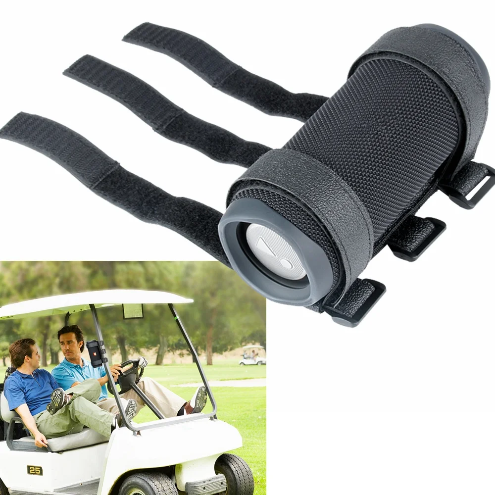 Universal Motorrad Lautsprecher Halterung Fahrrad Strap Halter Einstellbare Outdoor Reise Camping Wandern Radfahren Wasser Flasche Halter Image