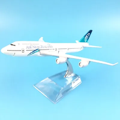 AIR NEW ZEALAND Airlines 747 16CM METAL ALLOY MODEL PLANE W Stand AIRCRAFT Model Kids Toys New Year/Birthday/Collections Gifts