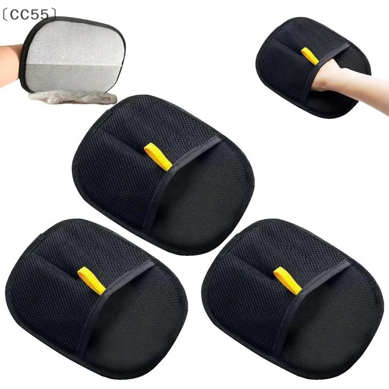 ieniaCC55 MagaUpgrade Tierhaarentferner-Handschuh, doppelseitige Fellhandschuhe, Katze, Hund, Fell, Magnethandschuhe, Waschen, Enthaarung, saubere Teppiche, Sofas Image