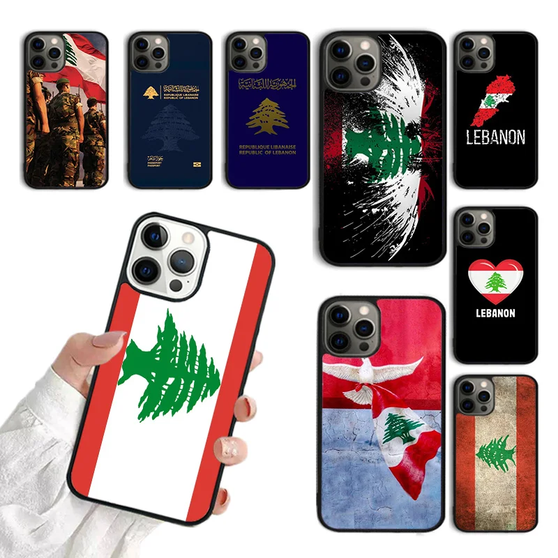 lebanese lebanon flag Phone Case For iPhone 17 Air 15 16 11 12 13 14 Pro Max Cover For iPhone 17 Air Max Plus Fundas
