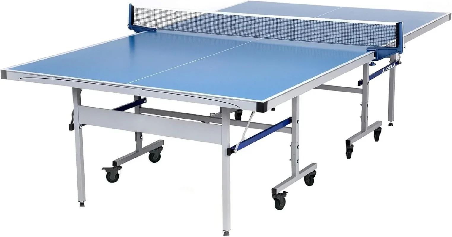 Outdoor Ping Pong Table with Waterproof Table Tennis Net Set - Quick Assembly - All Weather Aluminum Composite Surfac