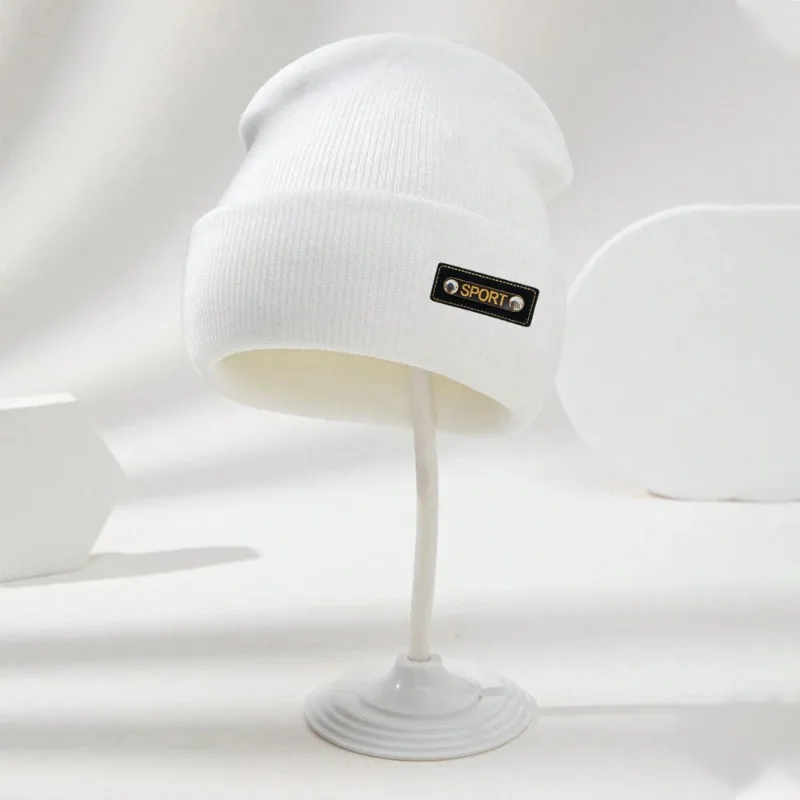 1pc Männer Winter Mützen Schädeldecke Street Style Hip Hop Brimless Baggy Melone Kappe Manschette Fischer Hüte Elastizität Warme Gestrickte motorhaube Image