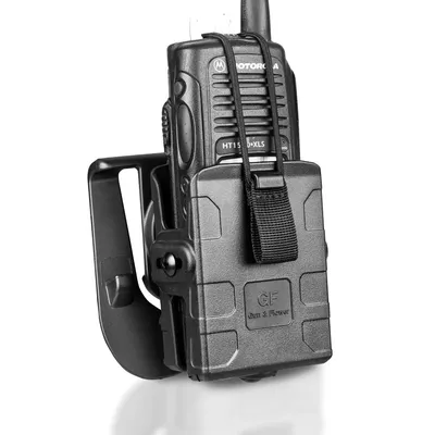 Radio Holster Two-Way Walkie Talkies, Radio Pouch for Motorola, Kenwood, HYTERA, Law Radio Accessories, Adjustable,1 Pack