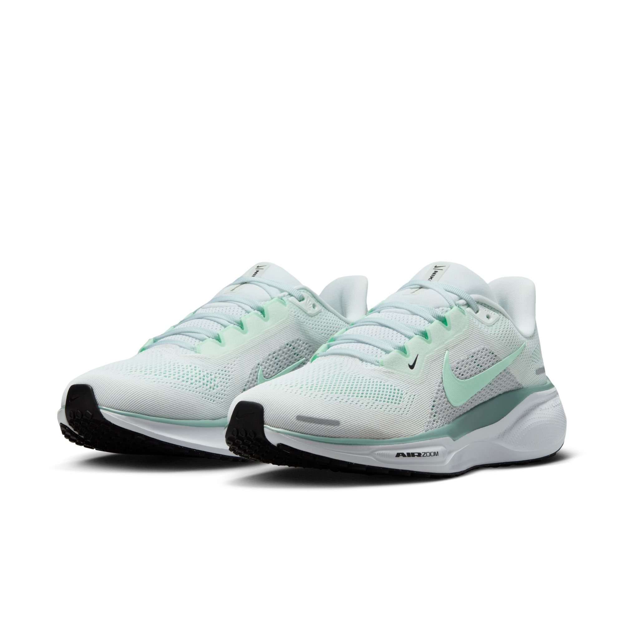 Laufschuh NIKE "Nike Pegasus 41", Damen, Gr. 42, weiß, mint foam, pure platinum, cannon, Synthetik, Textil, Schuhe Laufschuh