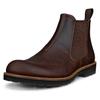 Chelseaboots ECCO "Jamestown", Herren, Gr. 40, braun, Nubukleder, klassisch, Schuhe, Schlupfboots, Stiefelette, Business-Boots mit Stretcheinsätze